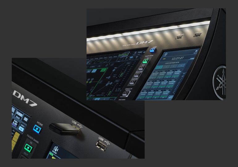 Yamaha Digital Mixing Console DM7: 功能性和引人矚目的外觀