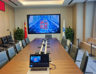 中建八局國企總部基地智能會(huì)議室